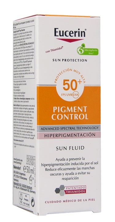 Protector solar Pigment Control SPF50+, d’Eucerin