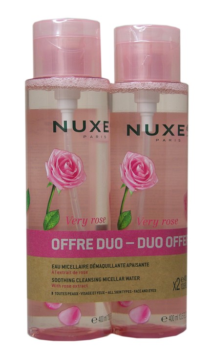 Aigua micel·lar Very Rose, calmant i 3 en 1, de Nuxe